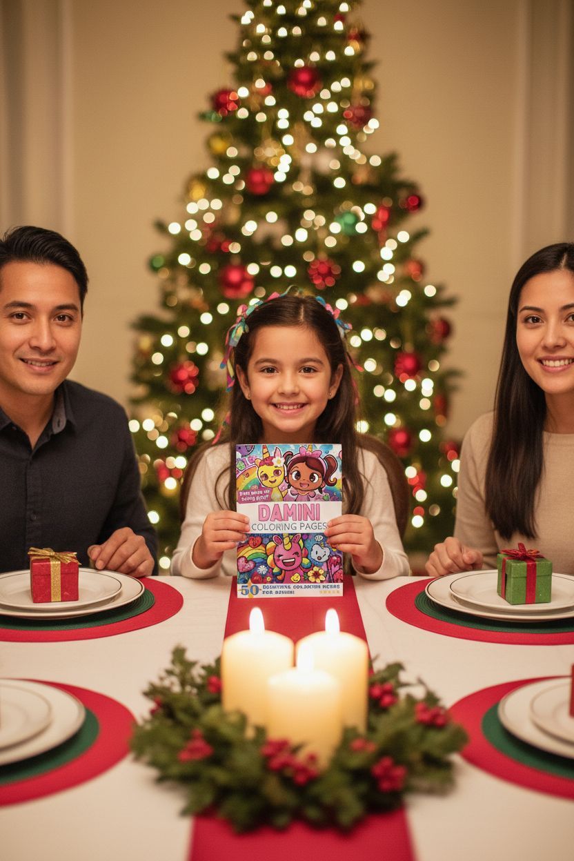 Damini Christmas coloring pages gift