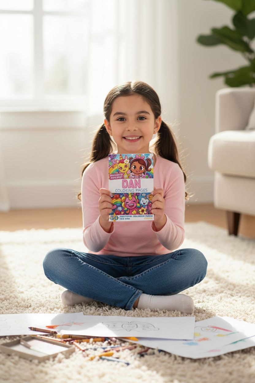 Dan personal coloring pages