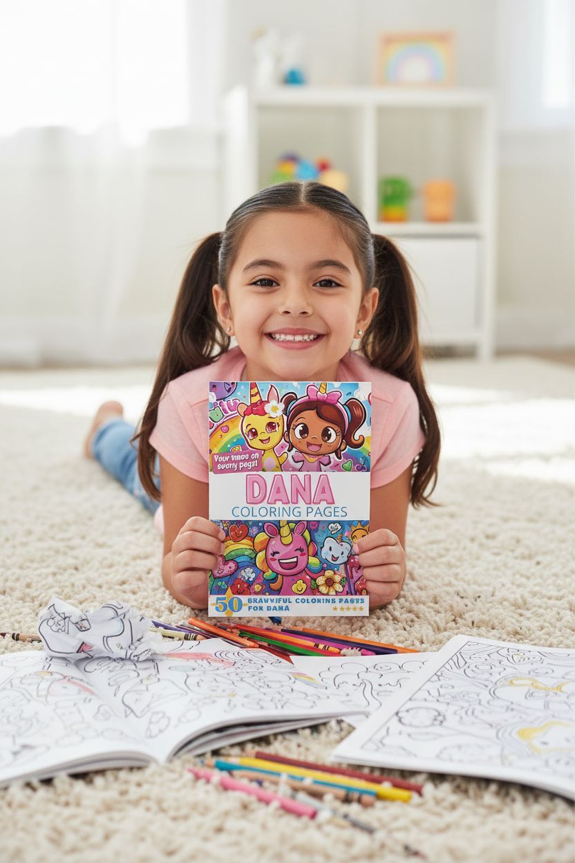 Dana personal coloring pages