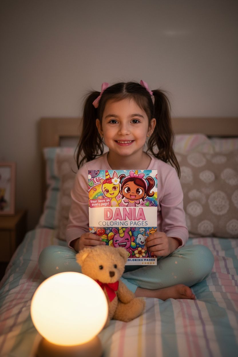 Dania personal coloring pages