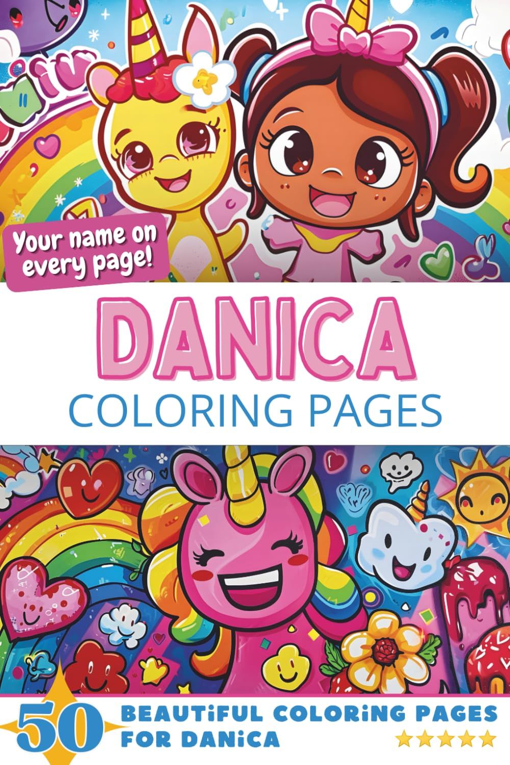 Danica Coloring Book Cover