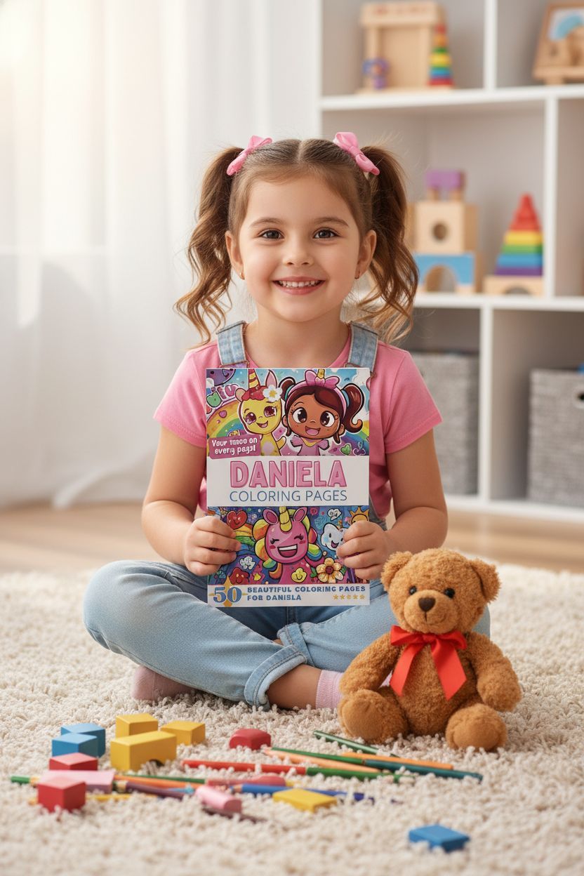 Daniela personal coloring pages