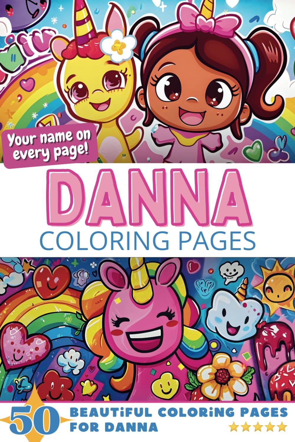 Danna Coloring Book Cover
