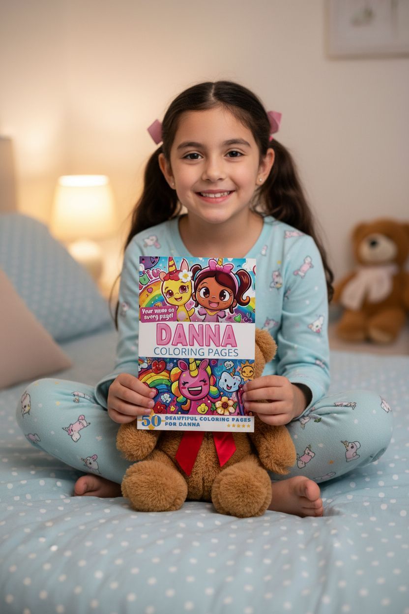 Danna personal coloring pages