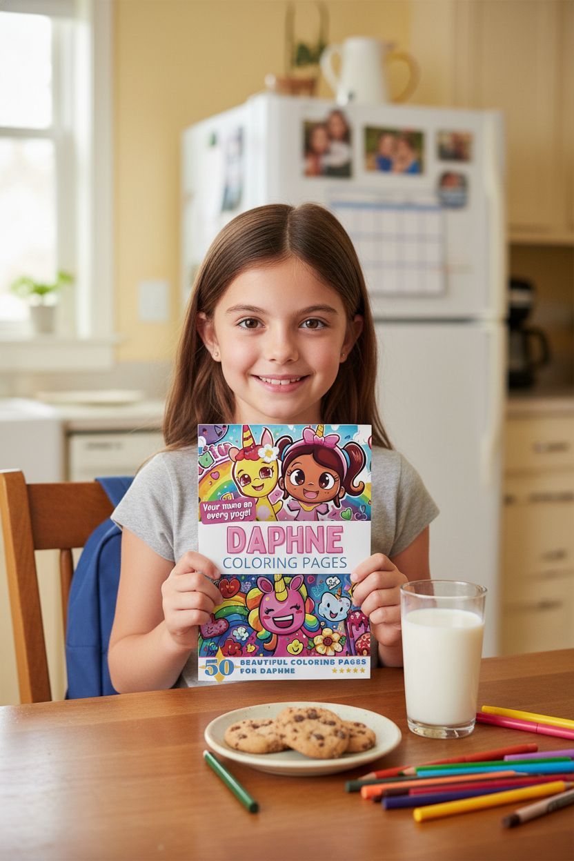 Daphne personal coloring pages