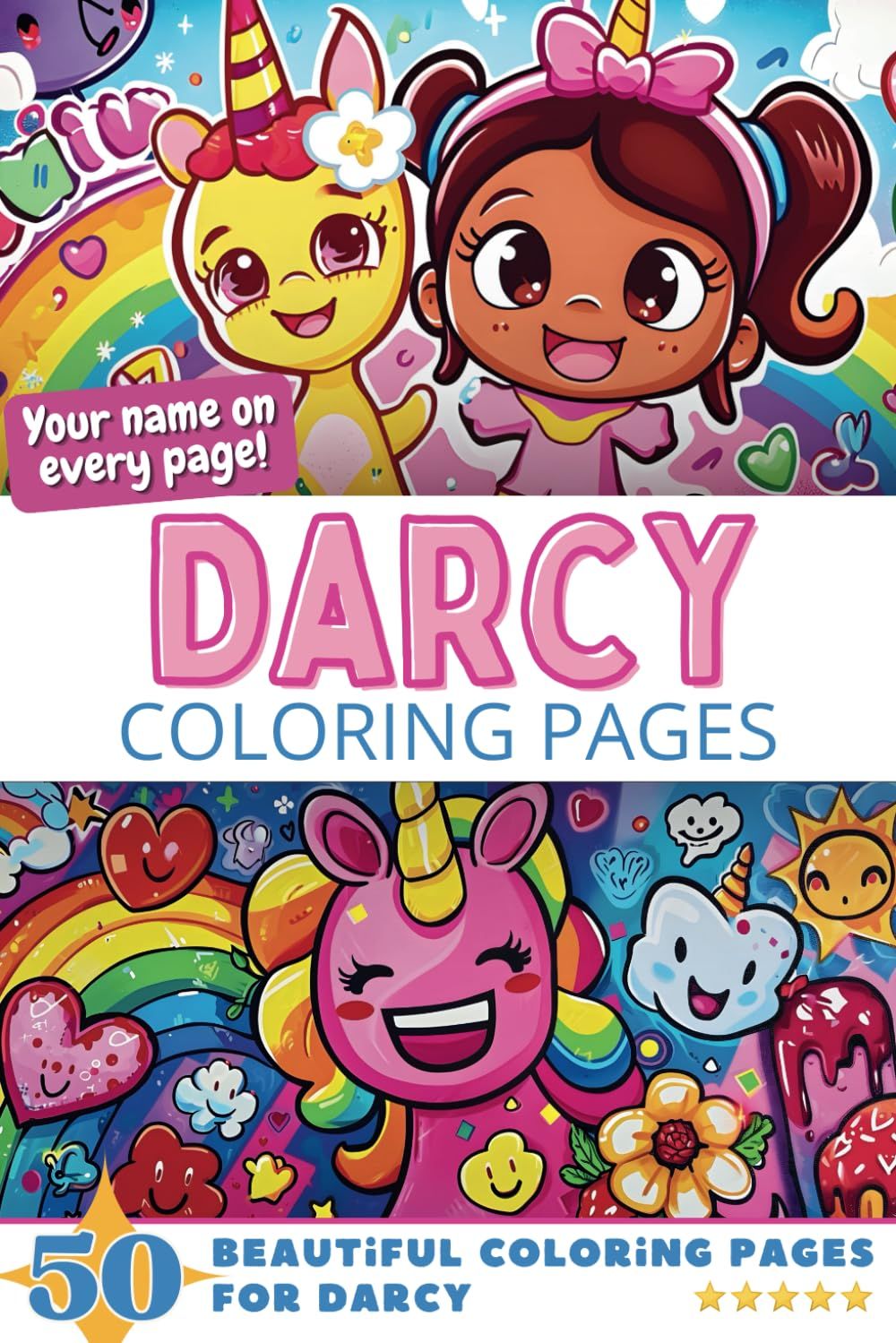 Darcy Coloring Book Cover