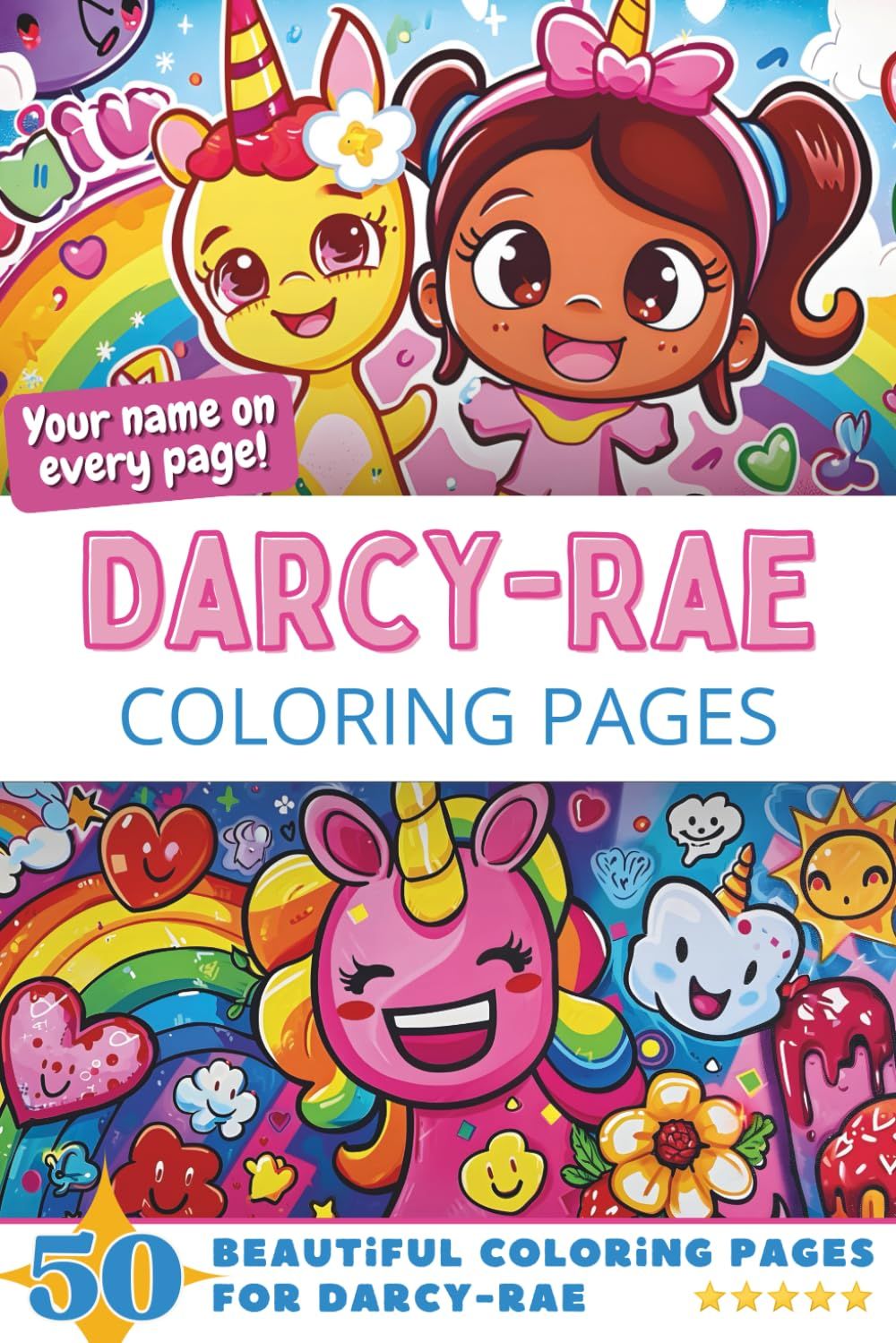 Darcy-Rae Coloring Book Cover