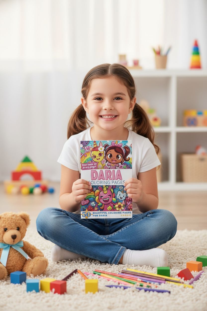 Daria personal coloring pages