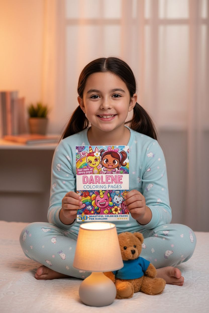 Darlene personal coloring pages