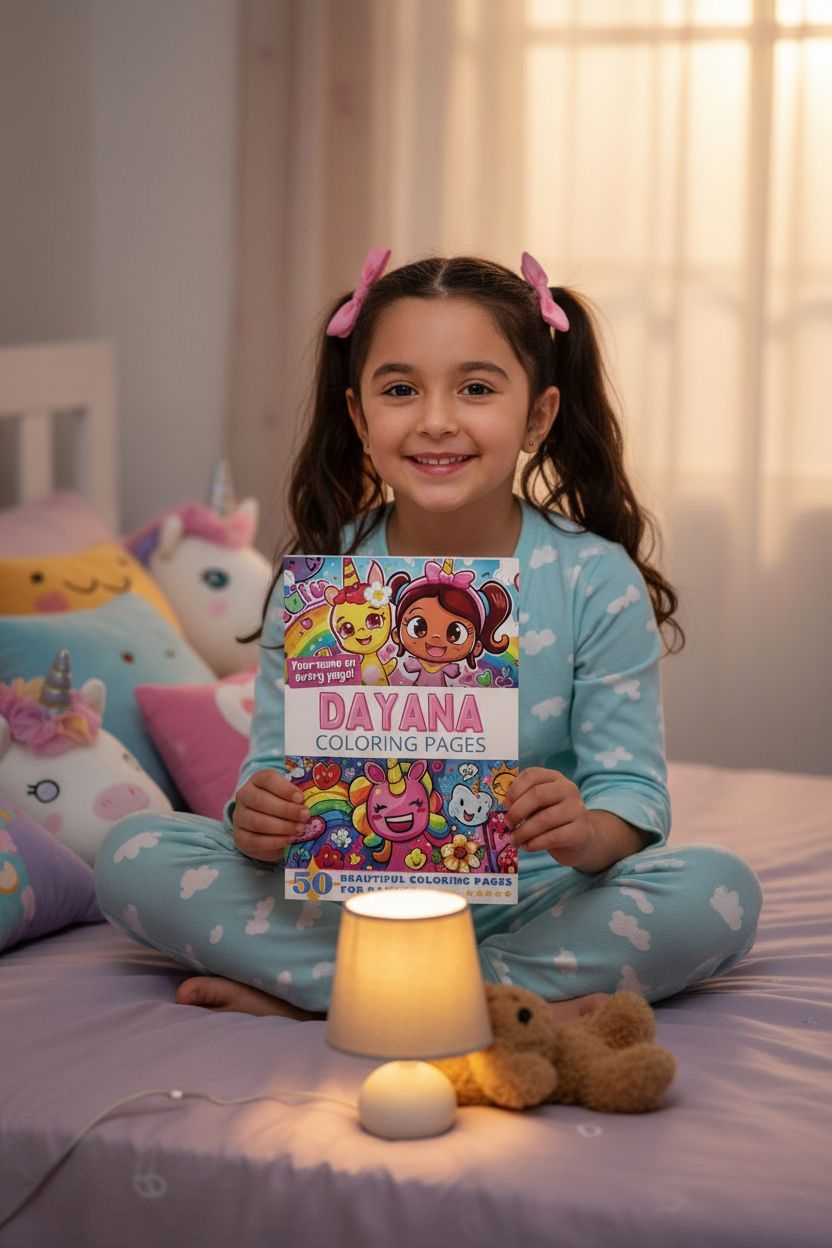 Dayana personal coloring pages