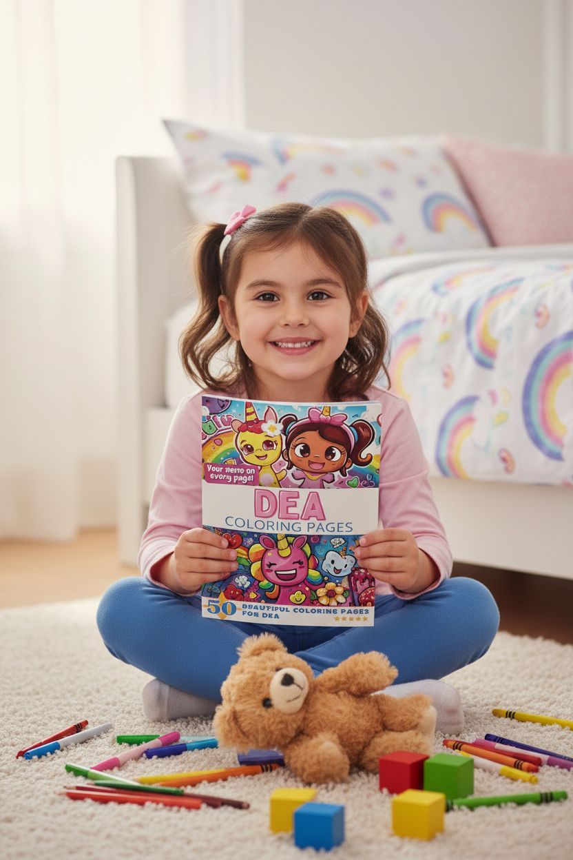 Dea personal coloring pages