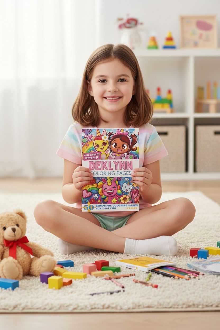 Deklynn personal coloring pages