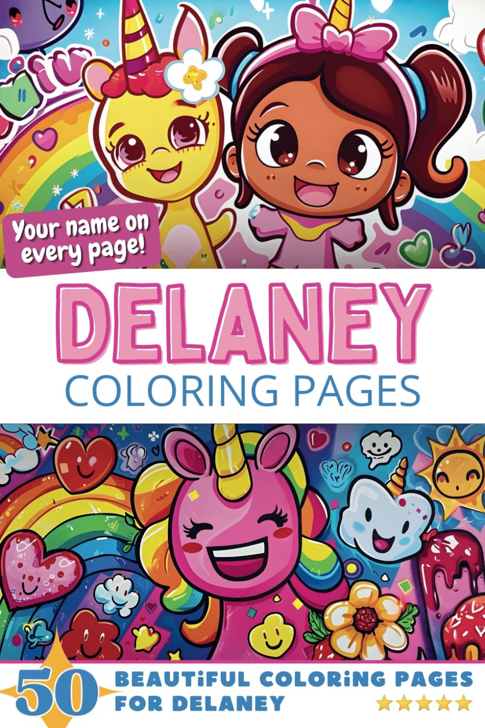 Delaney Coloring Book Cover