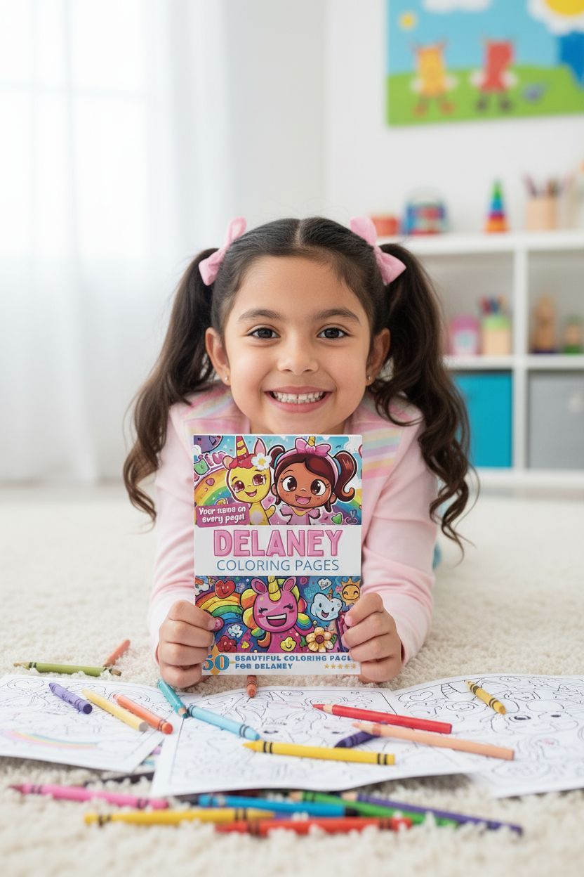 Delaney personal coloring pages