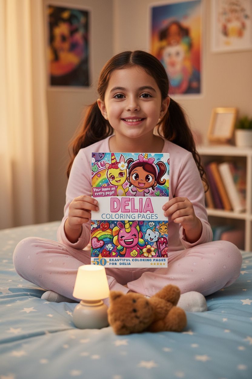 Delia personal coloring pages