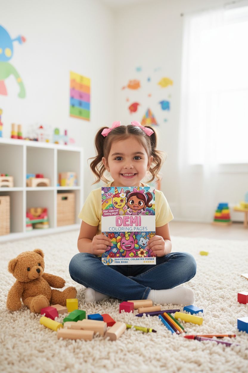 Demi personal coloring pages