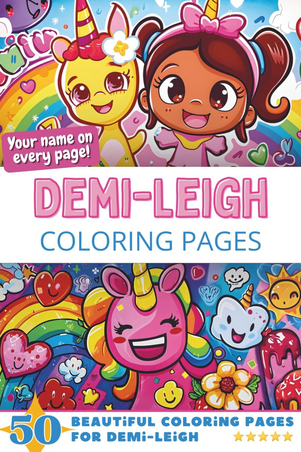 Demi-Leigh Coloring Book Cover