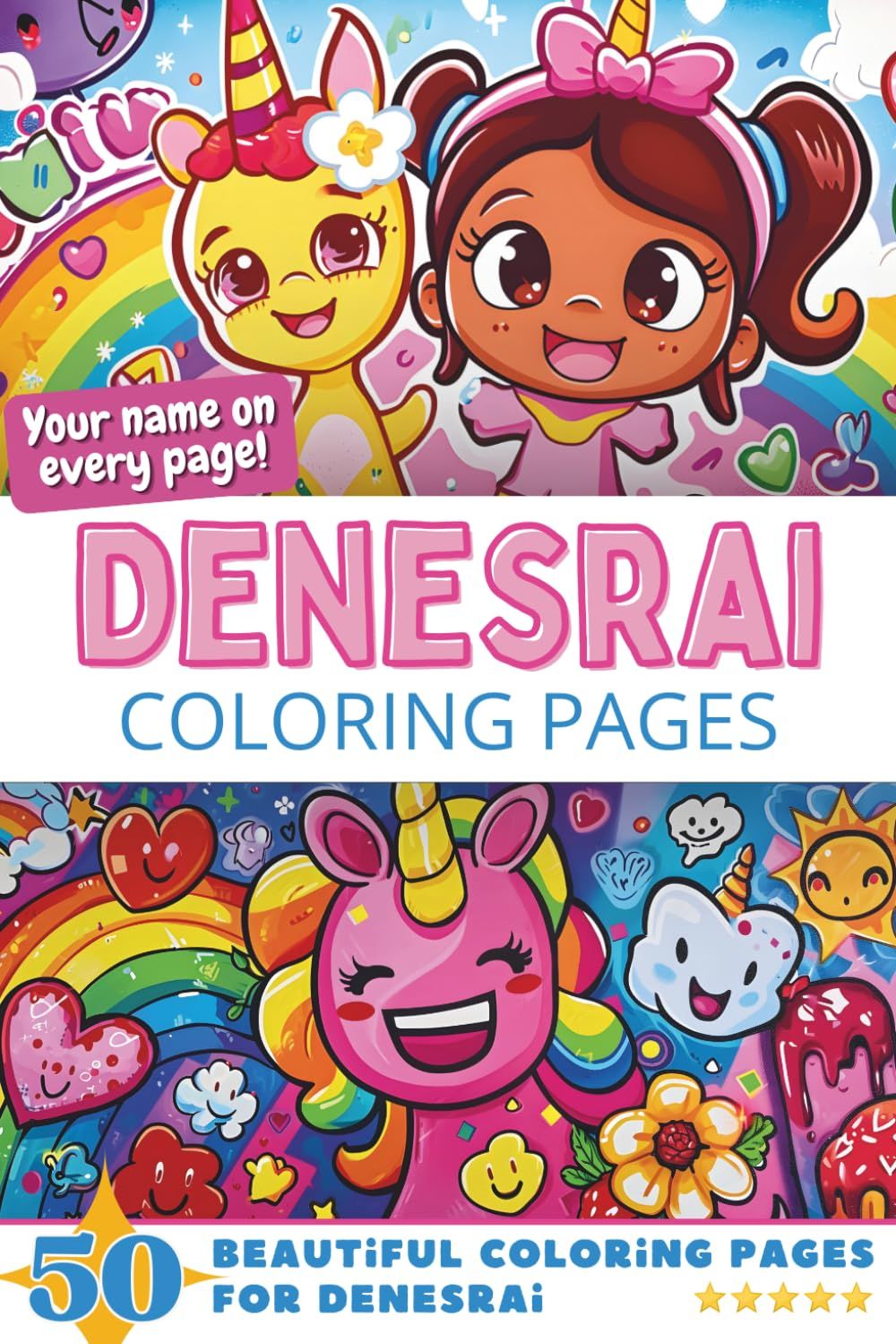 Denesrai Coloring Book Cover
