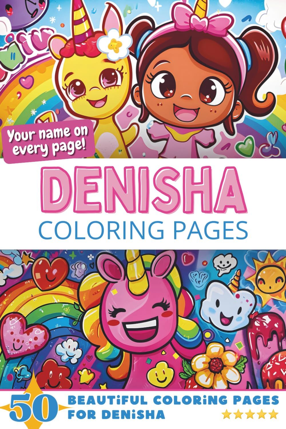 Denisha Coloring Book Cover