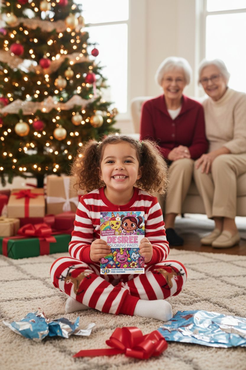 Desiree Christmas coloring pages gift