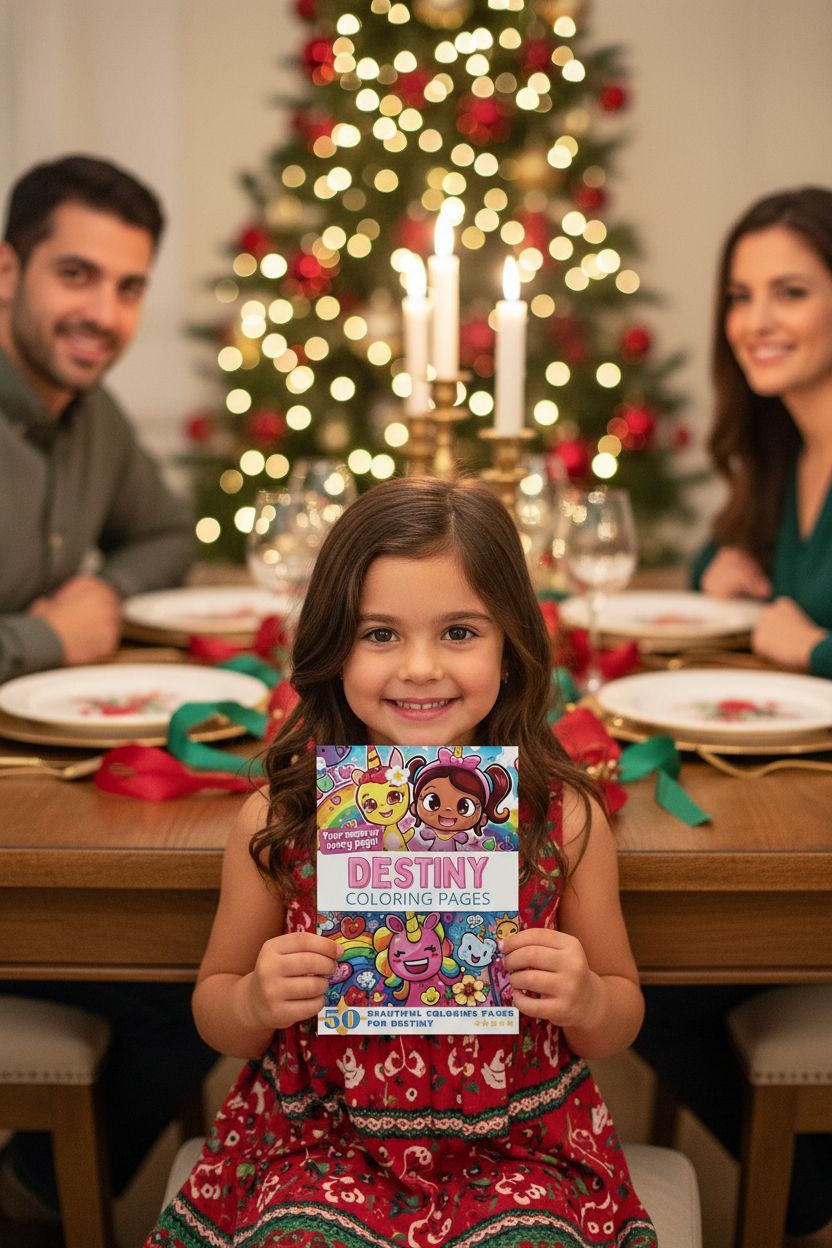Destiny Christmas coloring pages gift