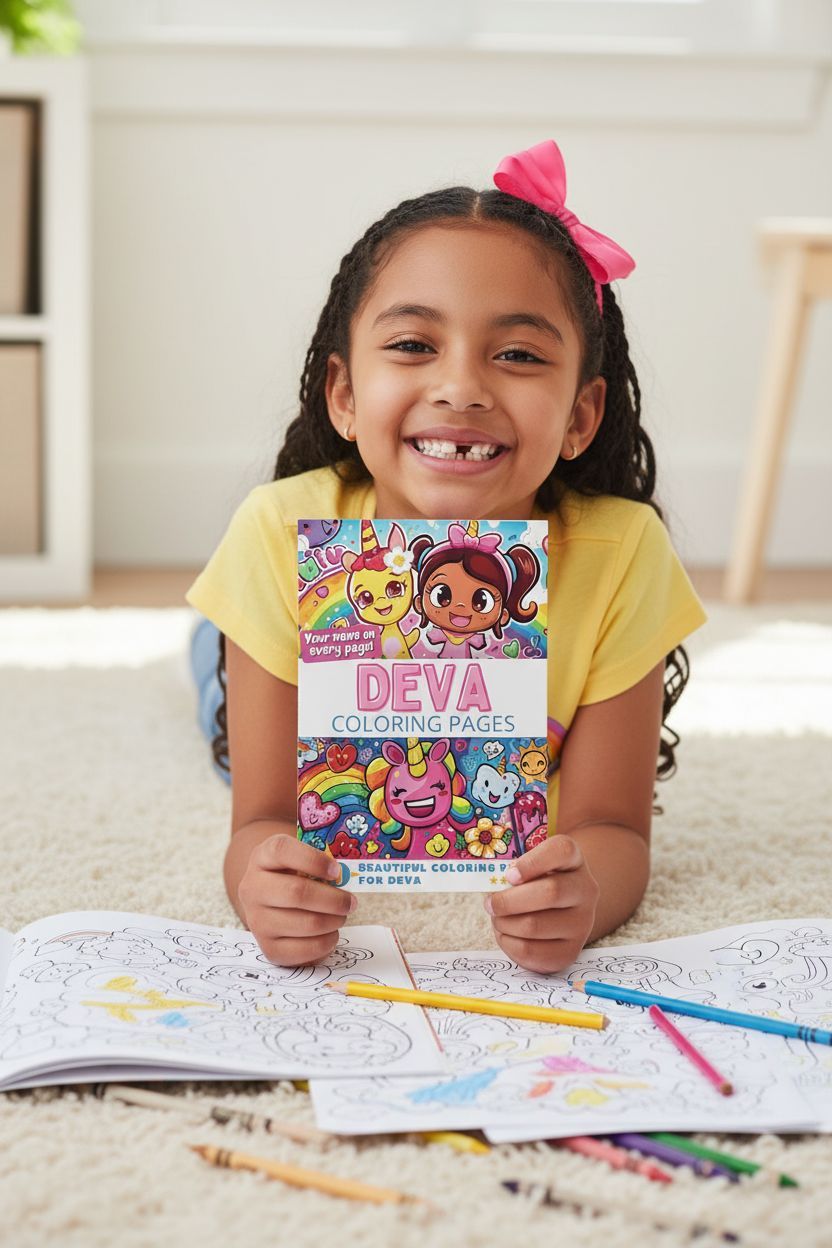 Deva personal coloring pages