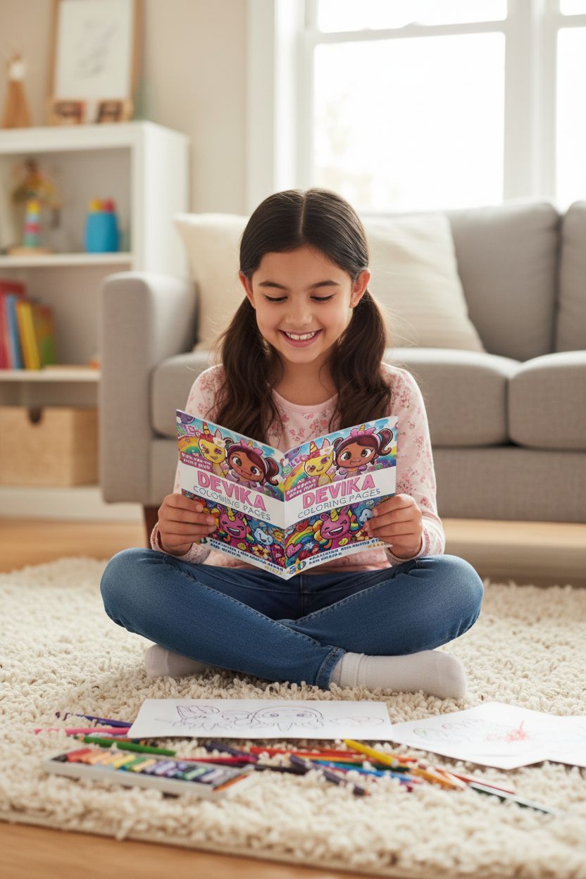 Devika personal coloring pages