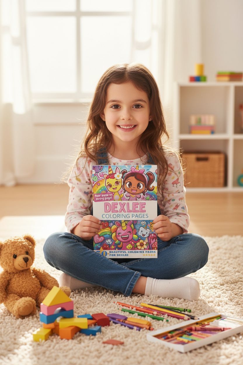 Dexlee personal coloring pages