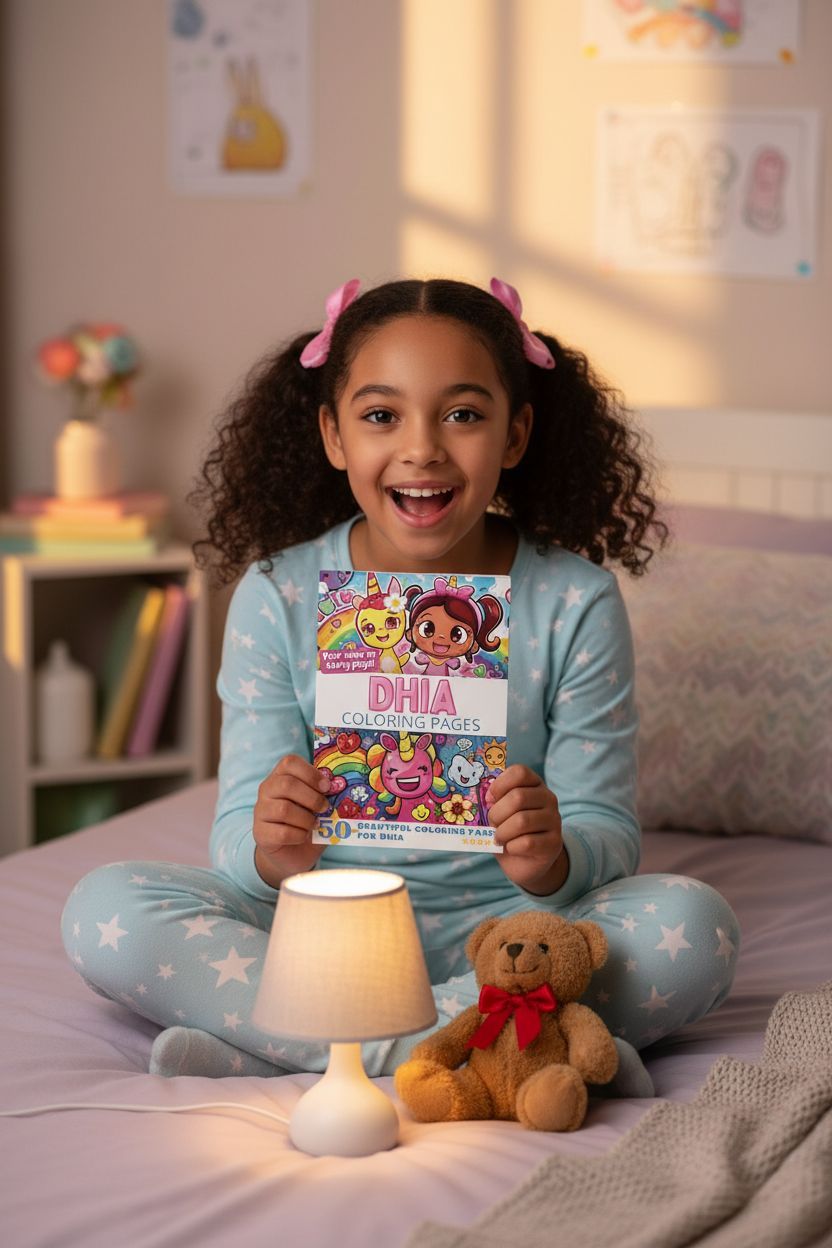 Dhia personal coloring pages