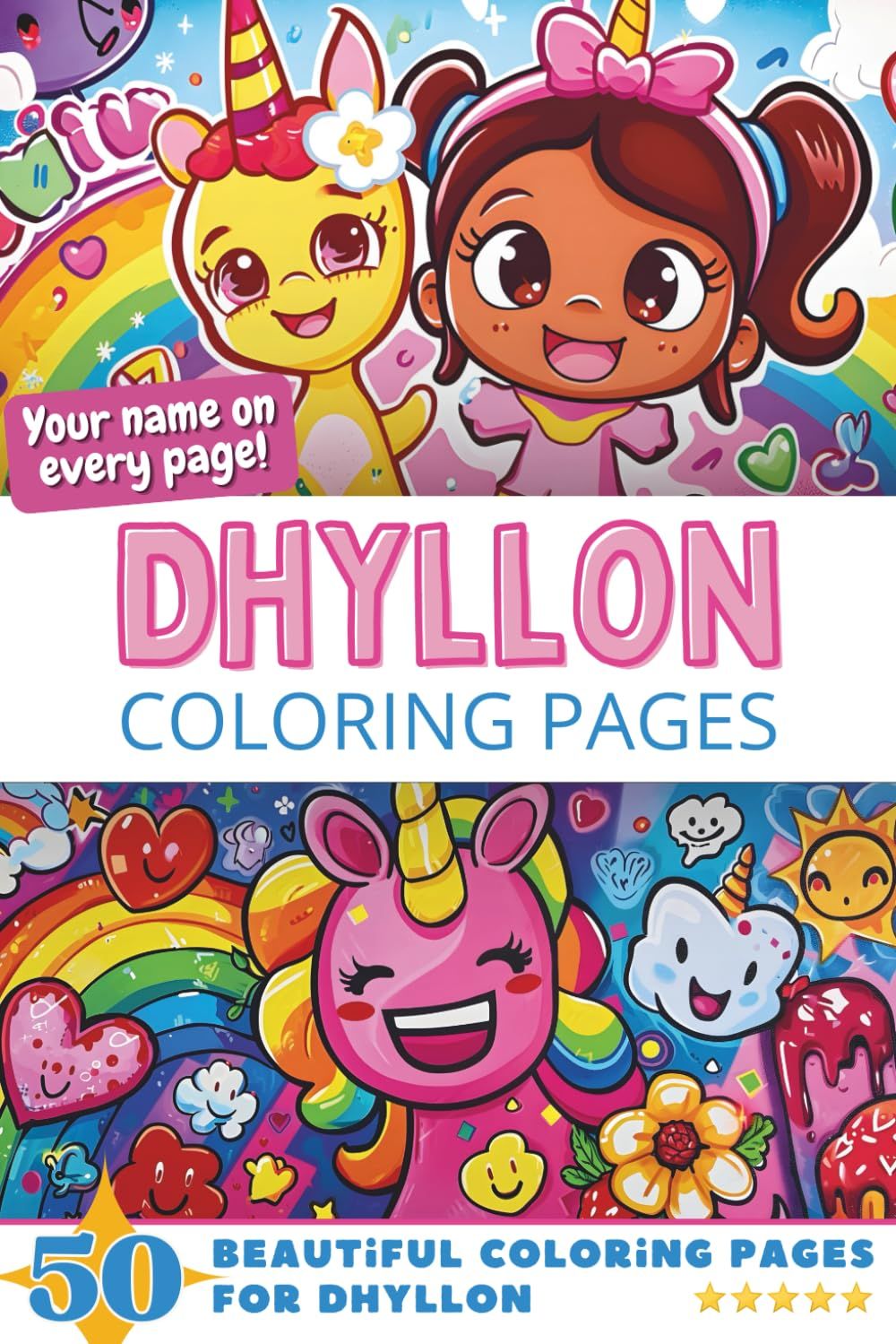 Dhyllon Coloring Book Cover