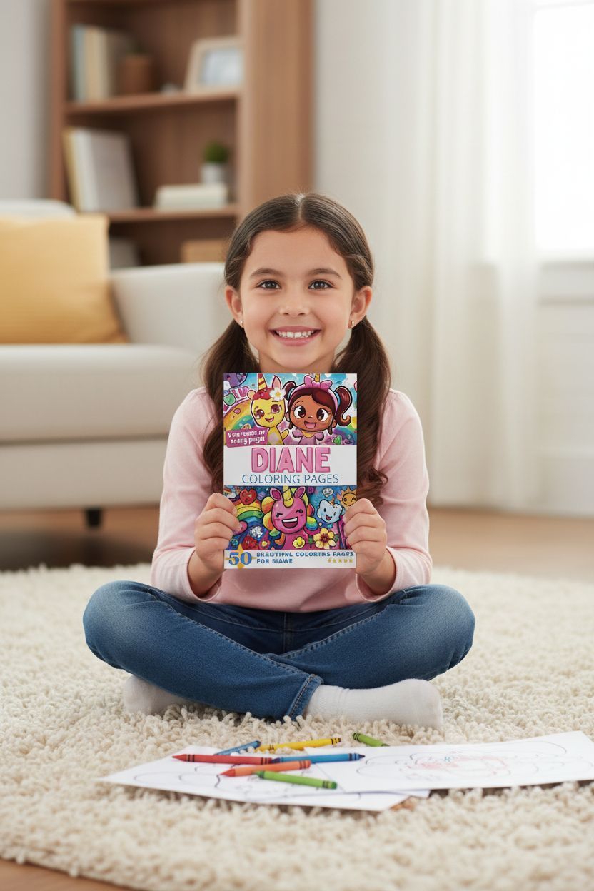 Diane personal coloring pages