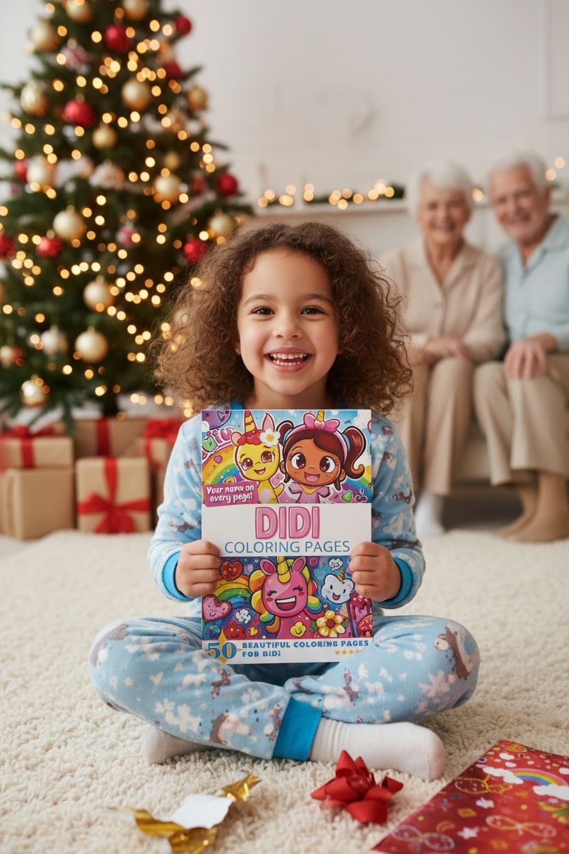 Didi Christmas coloring pages gift