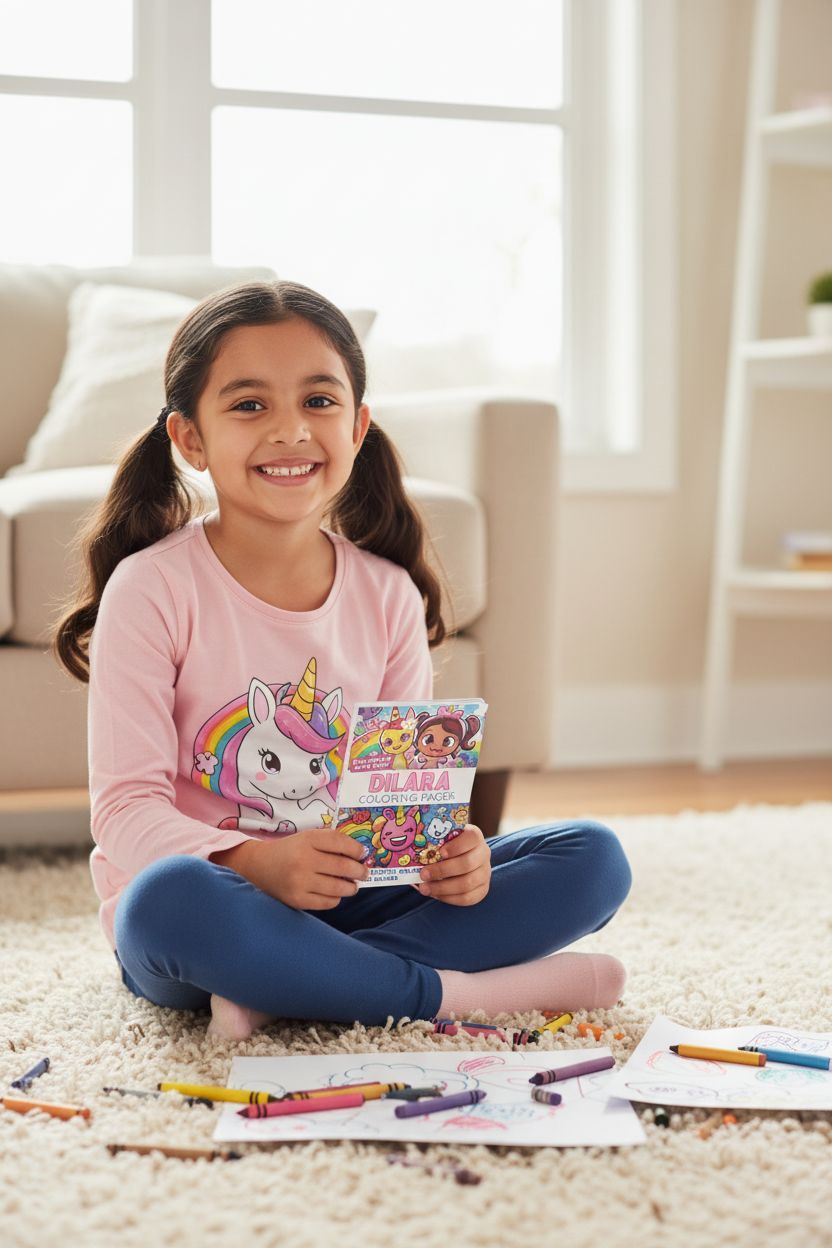 Dilara personal coloring pages