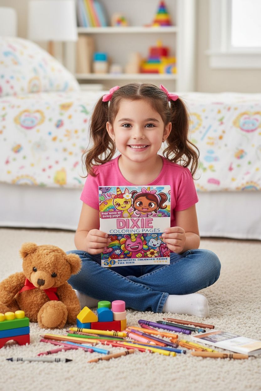 Dixie personal coloring pages