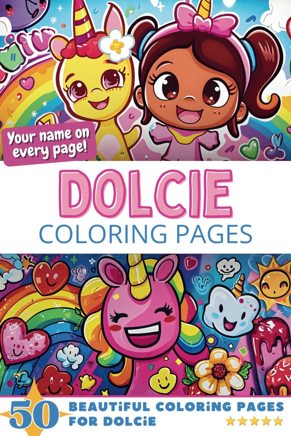 Dolcie Coloring Book Cover