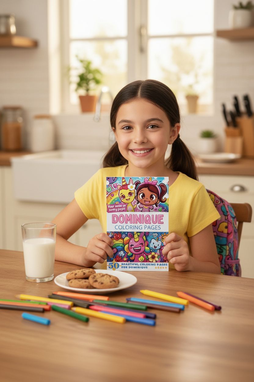 Dominique personal coloring pages