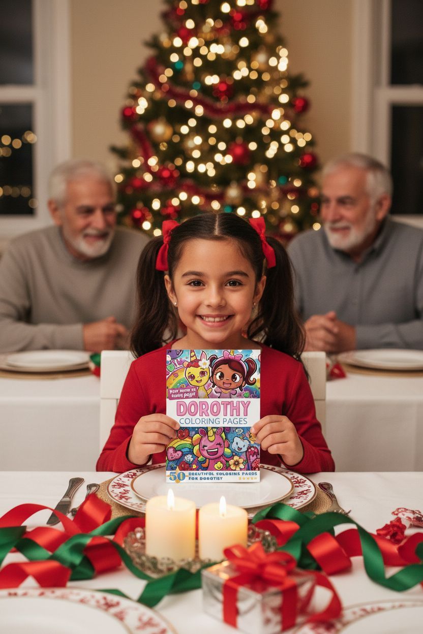 Dorothy Christmas coloring pages gift