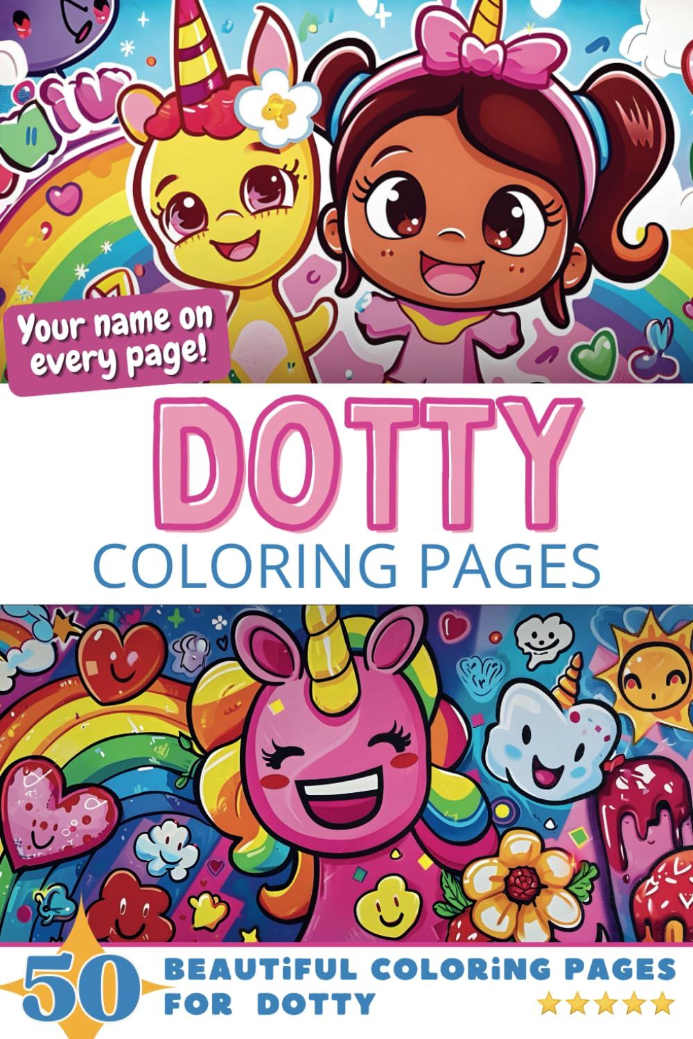 Dotty Coloring Book Cover