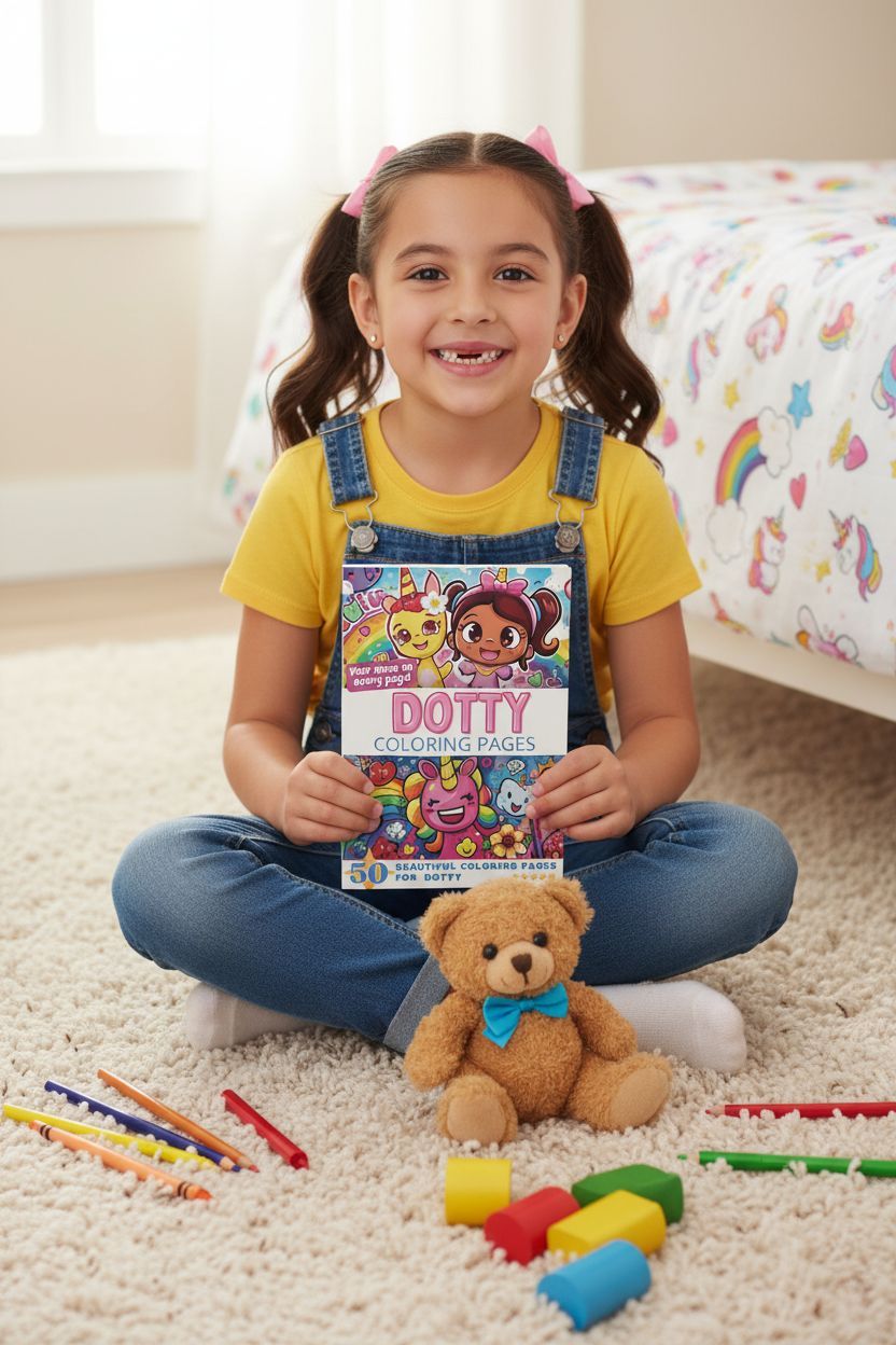 Dotty personal coloring pages