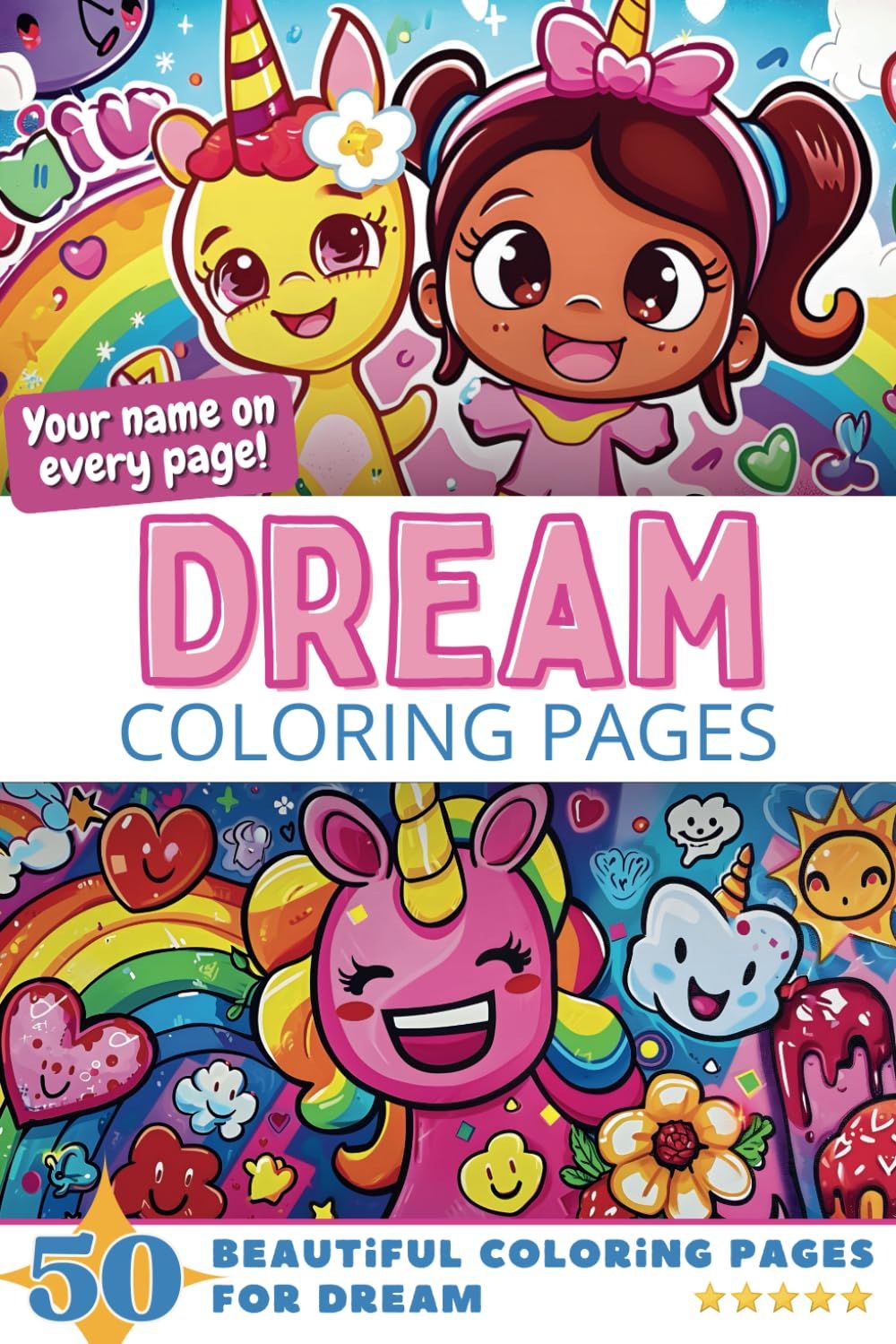 Dream Coloring Book Cover