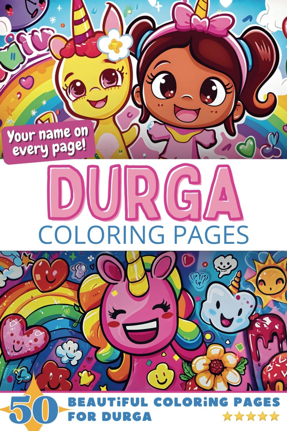 Durga Coloring Book Cover