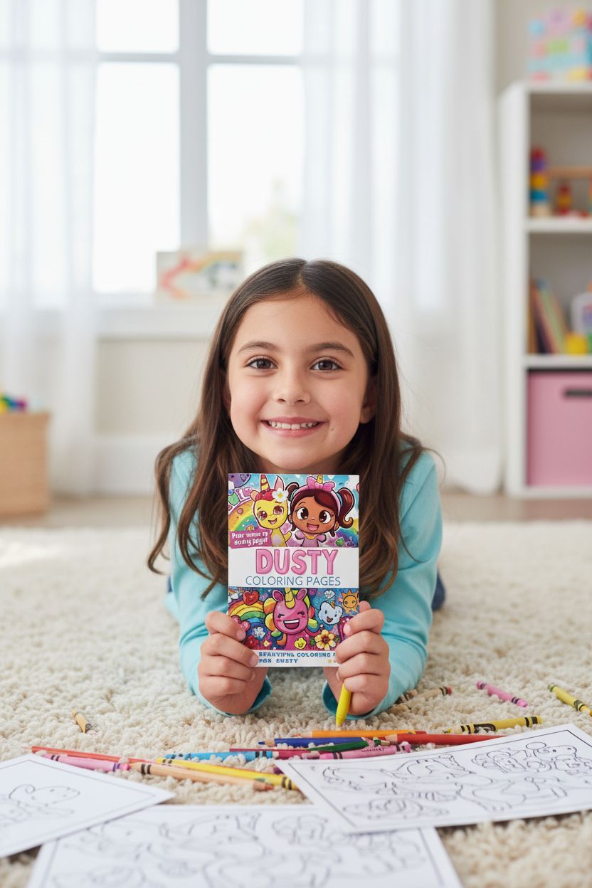 Dusty personal coloring pages