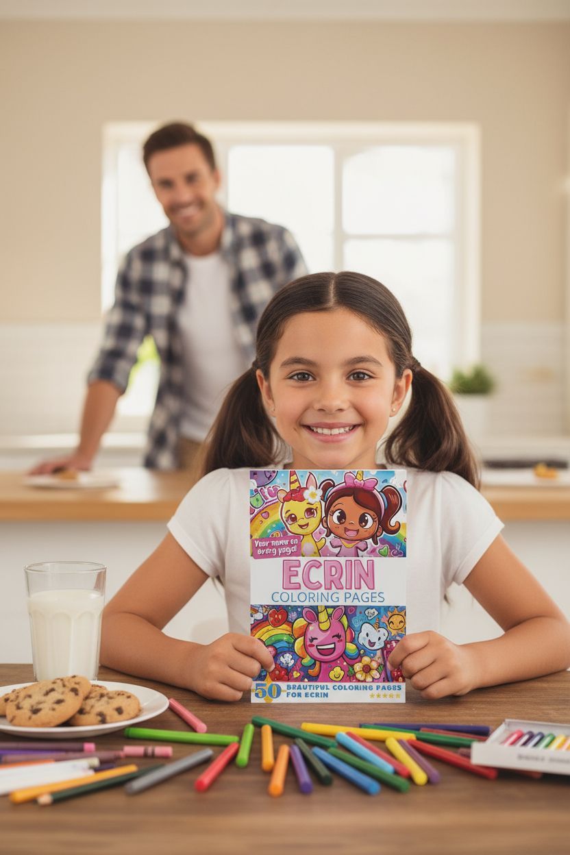 Ecrin personal coloring pages