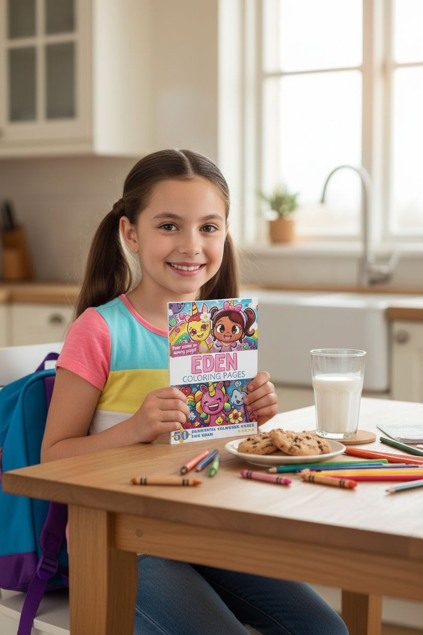 Eden personal coloring pages