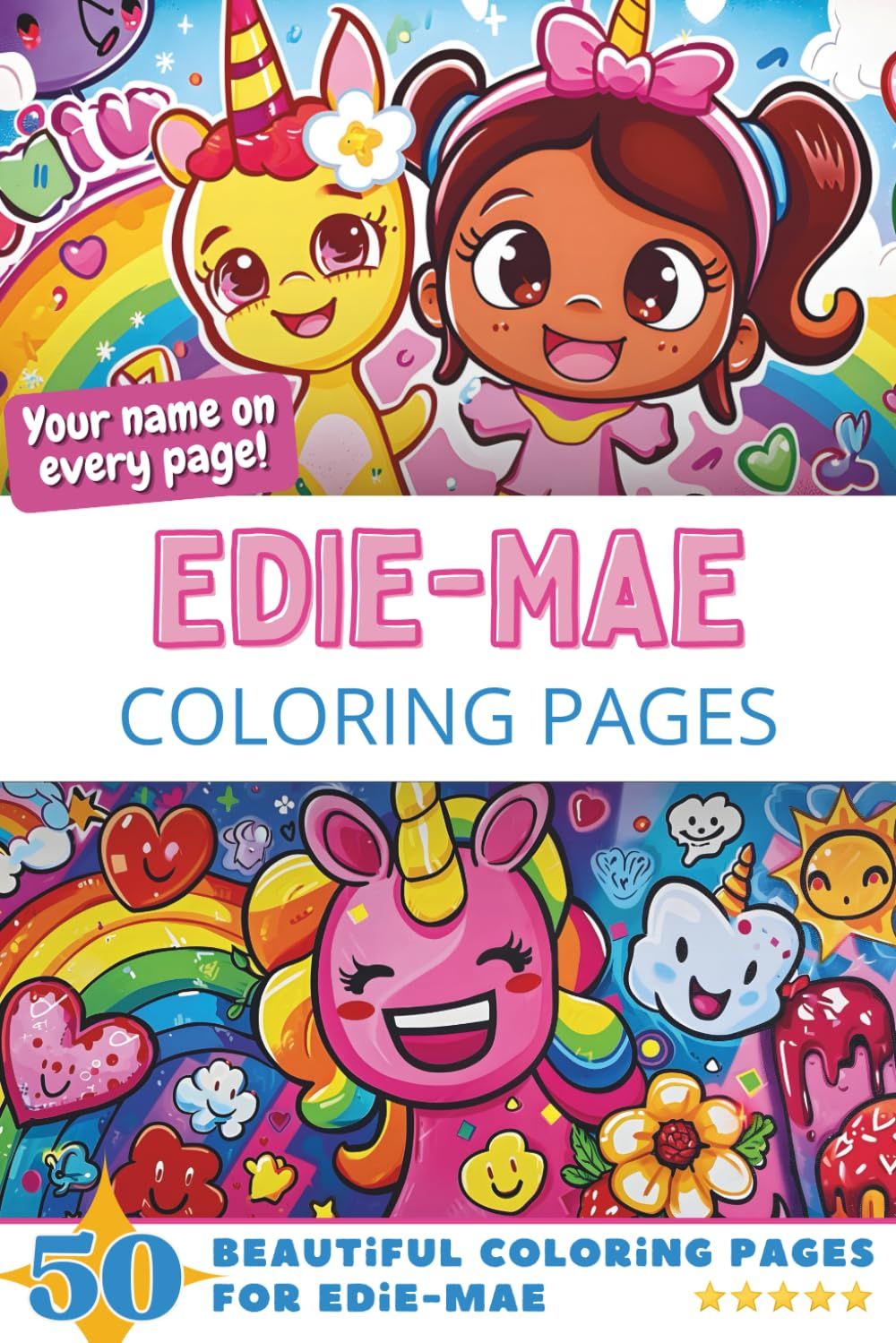 Edie-Mae Coloring Book Cover