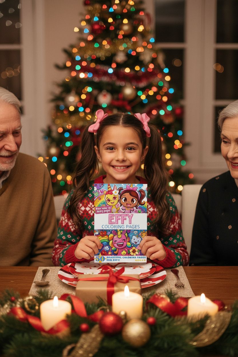 Effy Christmas coloring pages gift