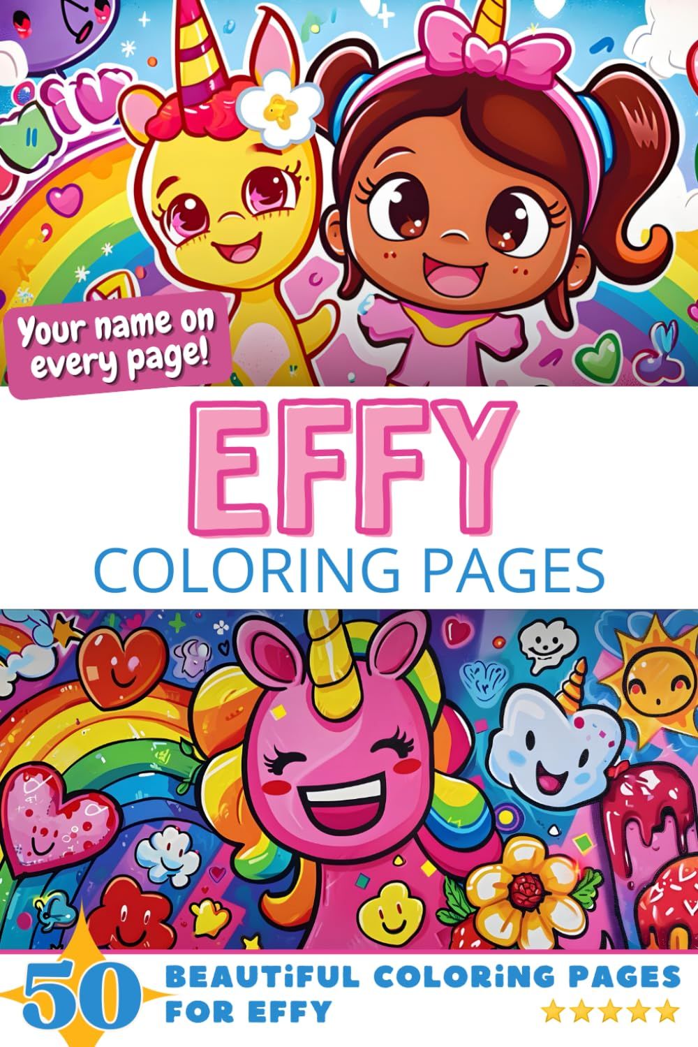 Effy Coloring Book Cover