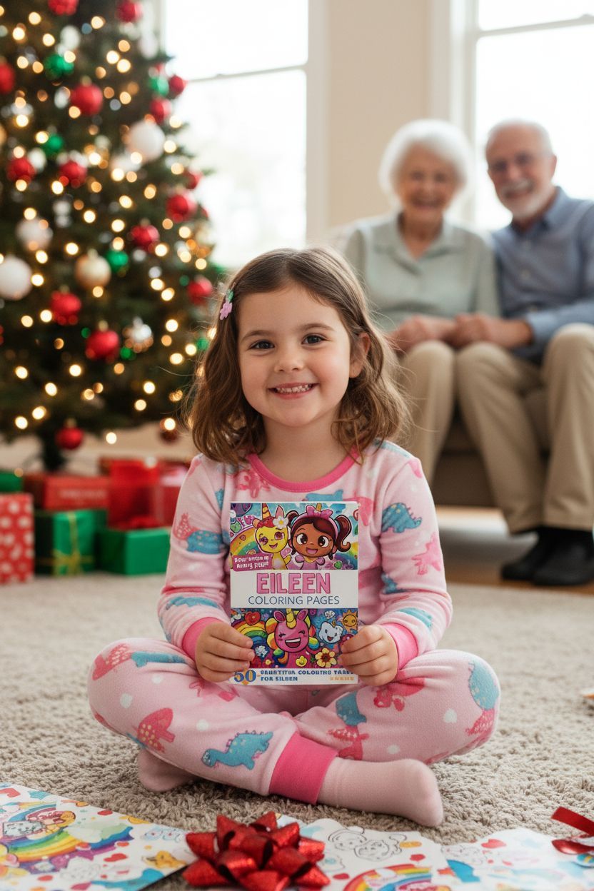 Eileen Christmas coloring pages gift