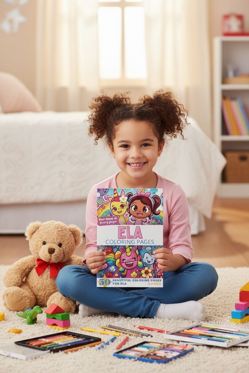 Ela personal coloring pages