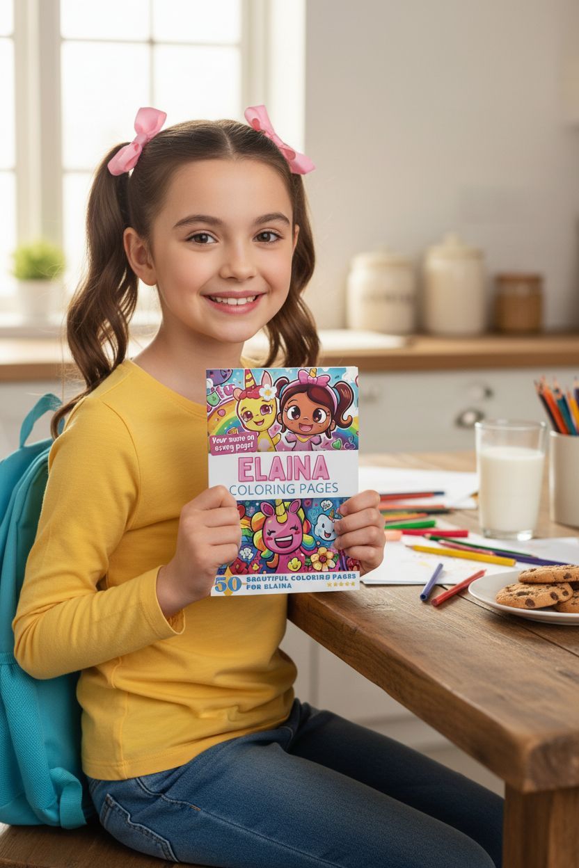 Elaina personal coloring pages